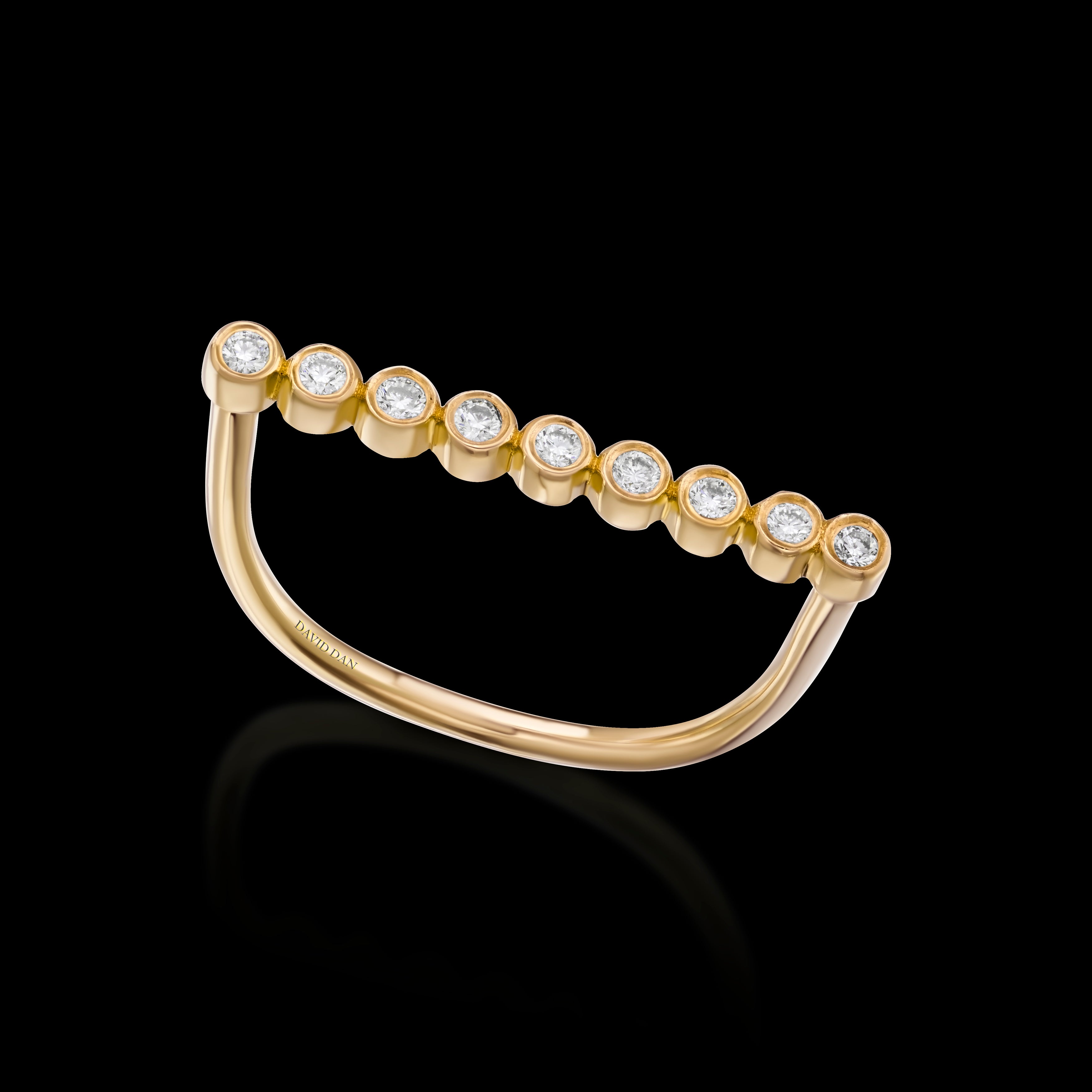Modified California Rings California Ring | 18k Gold and Diamonds | DAVID DAN JEWELRY