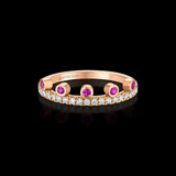 Pink Beverly Sapphire Halo Ring