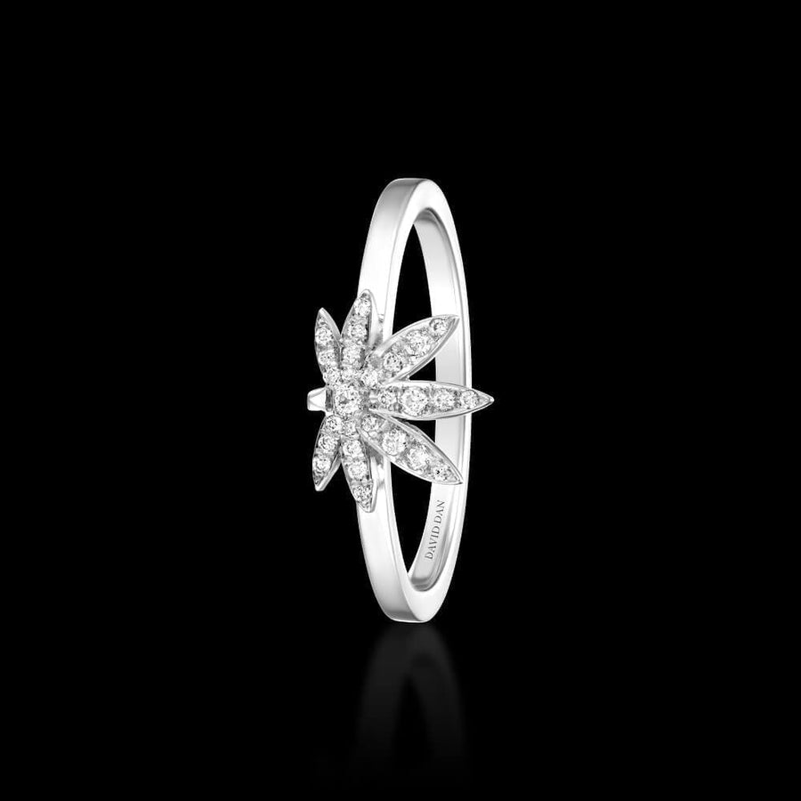 Essential Leaf Ring Yellow Gold