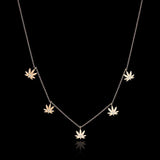 Lucky Five Leaf Necklace