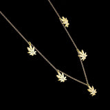 Lucky Five Leaf Necklace