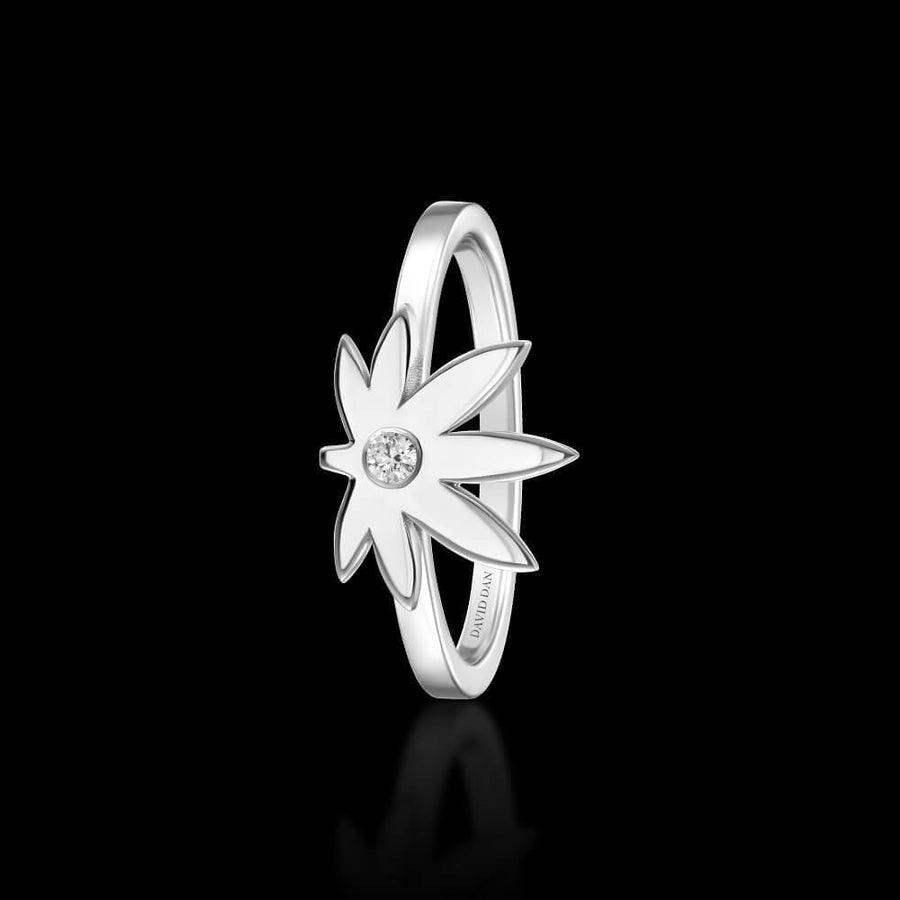 One & Only Leaf Ring
