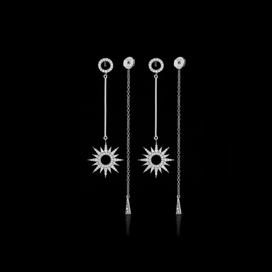 Rays Chain Earrings