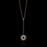 Rays Necklace Yellow Gold