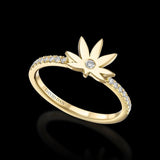 Sublime Leaf Ring